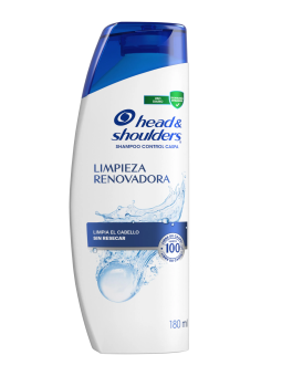 SHAMPO H&S LIMPIEZA RENOVADORA X 180 ML