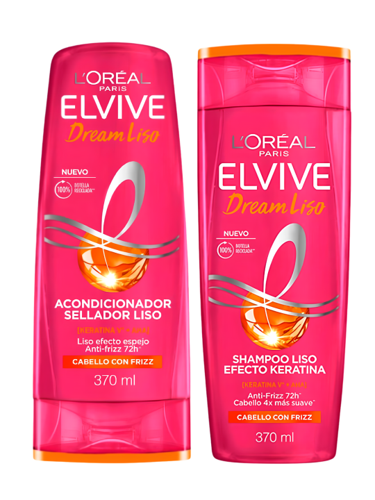 SHAMPO + ACOND DREAM LISO X 370 ELVIVE