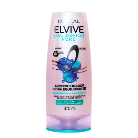 ACOND ELVIVE HIALURONICO PURE X 370 ML LOREAL