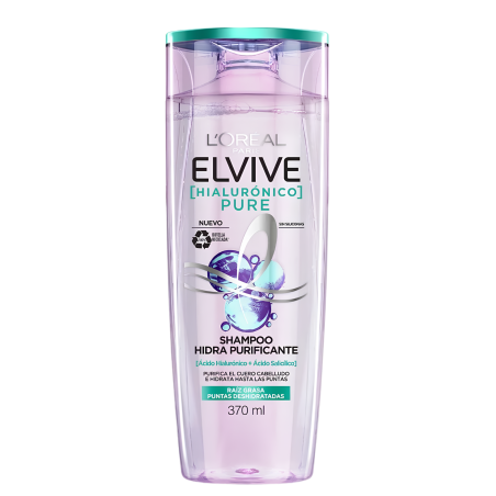 SHAMPO ELVIVE HIALURONICO PURE X 370 ML LOREAL
