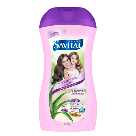 SHAMPO FUSION PROTEINAS Y SABILA X 510 ML SAVITAL