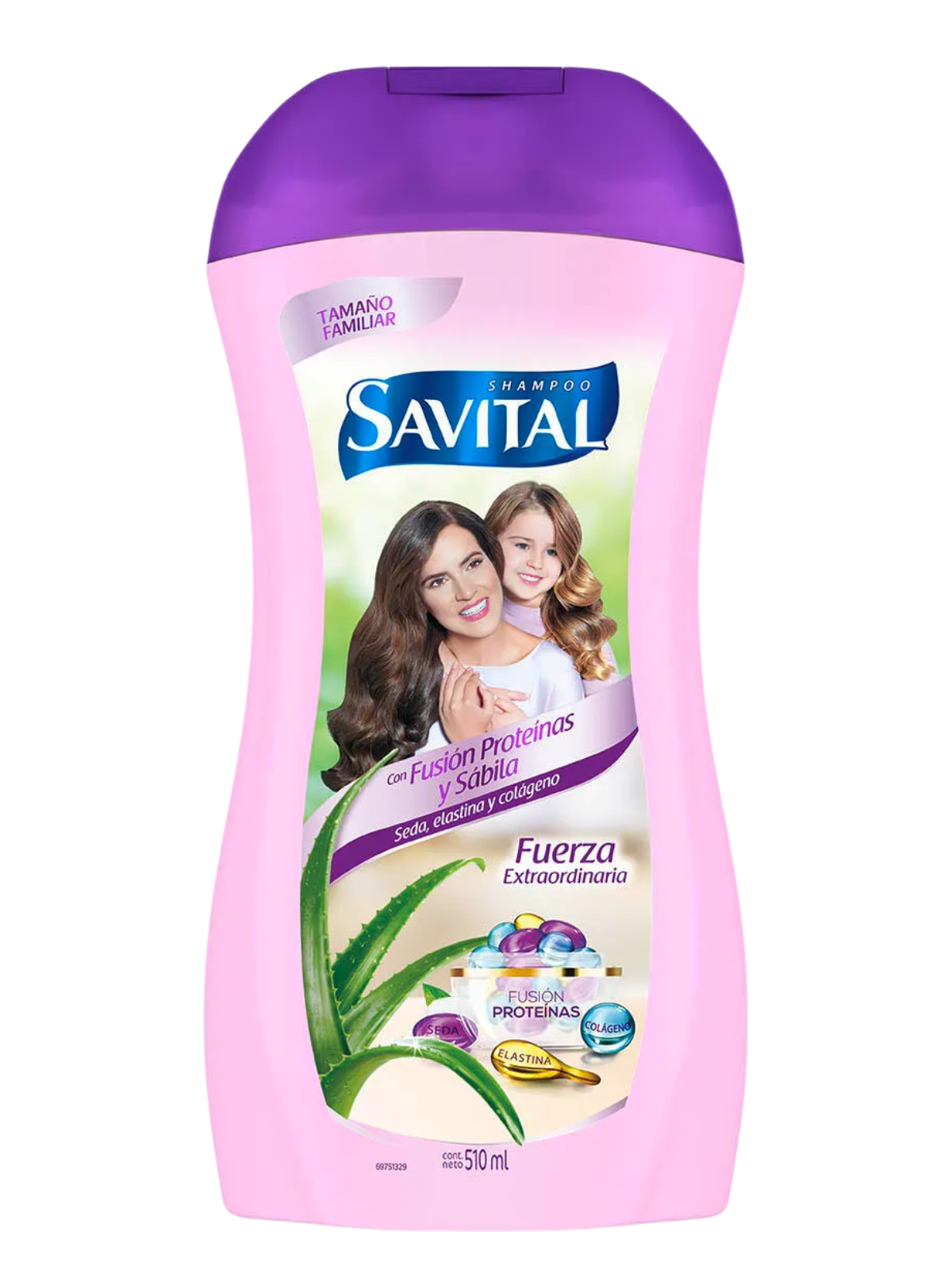 SHAMPO FUSION PROTEINAS Y SABILA X 510 ML SAVITAL