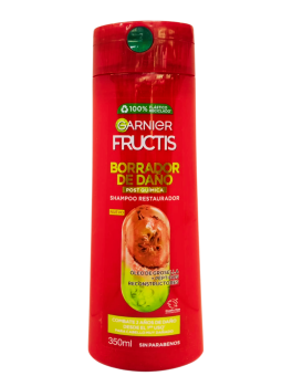 SHAMPO BORRADOR DE DAÑO POST QUIMICA X 350 FRUCTIS LOREAL