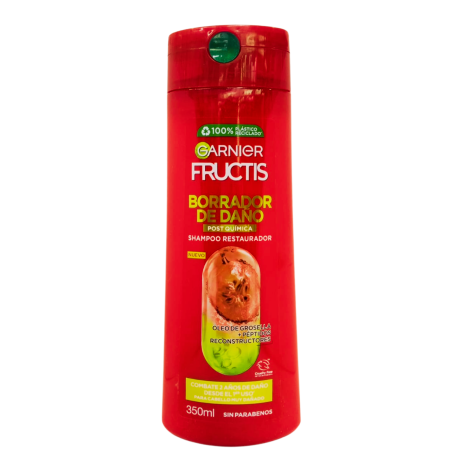SHAMPO BORRADOR DE DAÑO POST QUIMICA X 350 FRUCTIS LOREAL