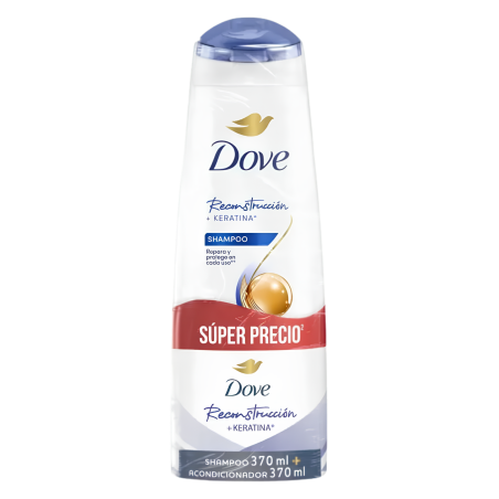 SH + ACOND RECONSTRUCCION X 370 + ACOND X 370 ML DOVE