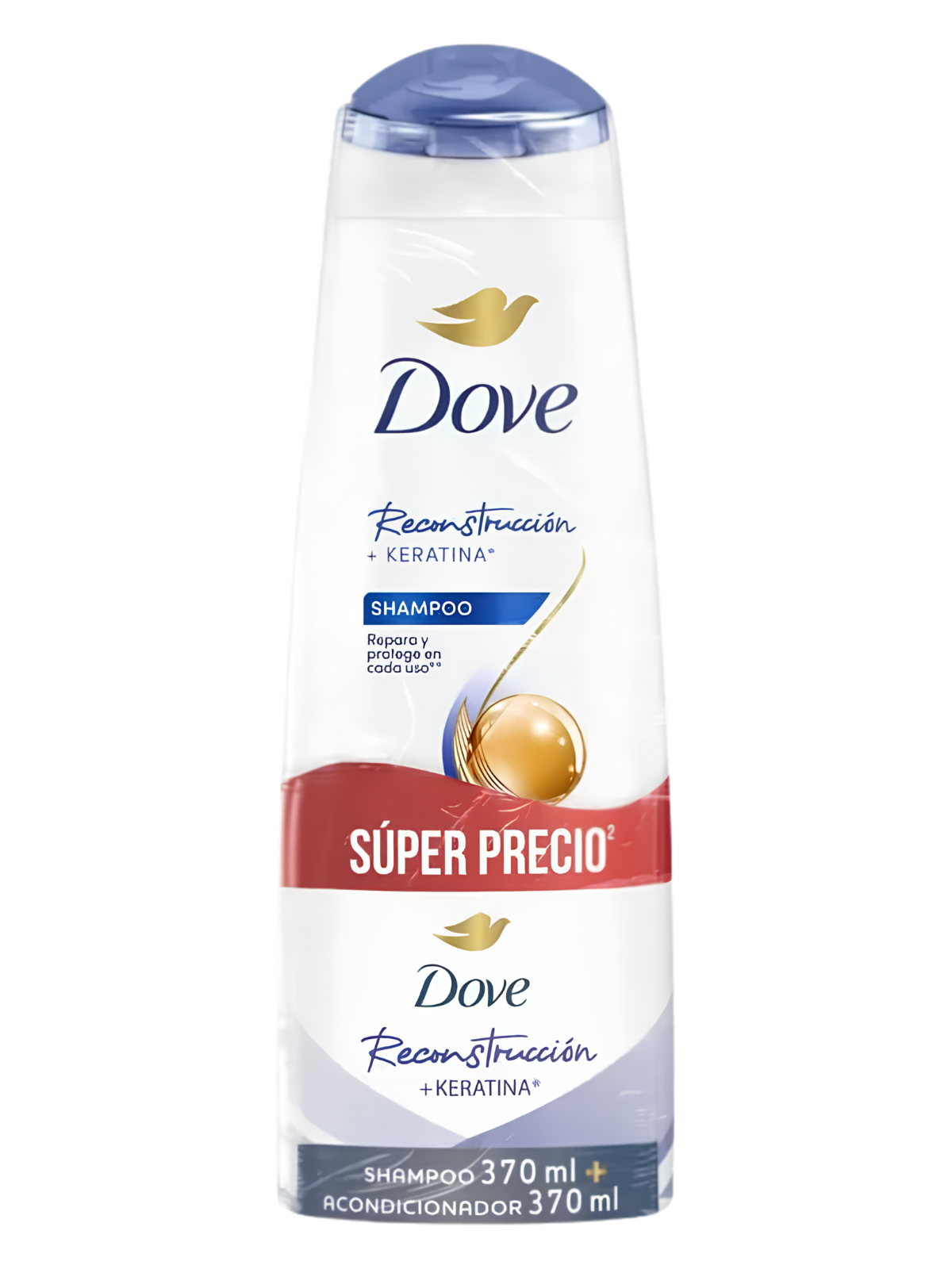 SH + ACOND RECONSTRUCCION X 370 + ACOND X 370 ML DOVE