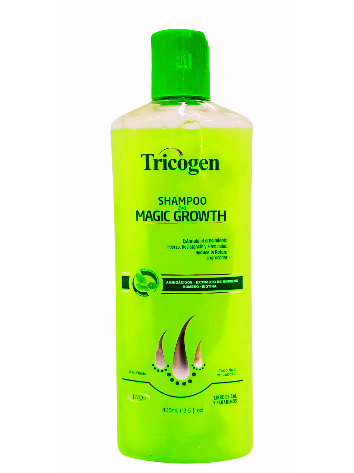 SHAMPO MAGIC GROWTH X 400 ML TRICOGEN BYOS