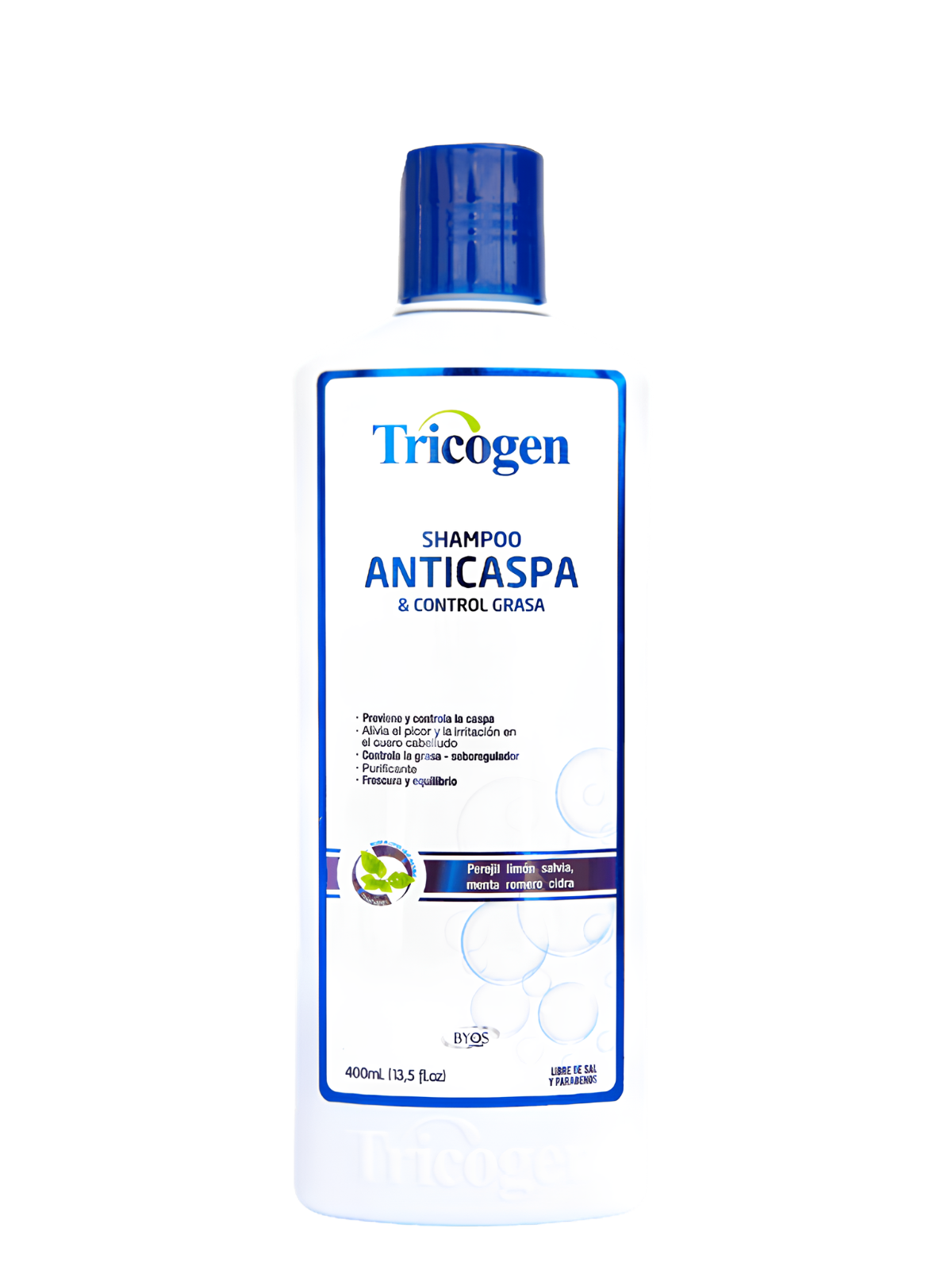 SHAMPO ANTICASPA X 400 ML TRICOGEN BYOS
