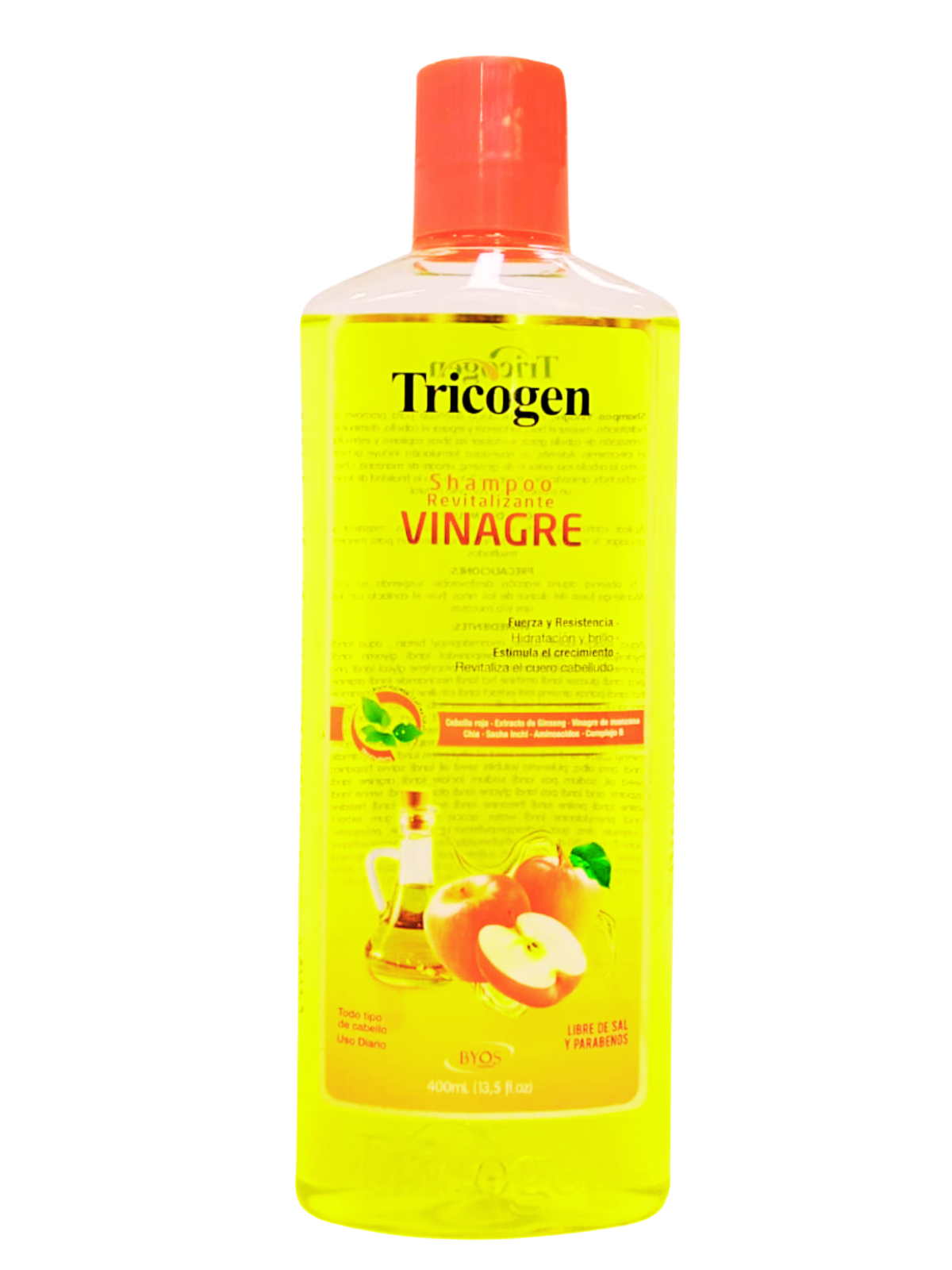 SHAMPO VINAGRE X 400 ML TRICOGEN BYOS