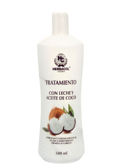 SHAMPO LECHE Y ACEITE DE COCO X 500 ML HERBACOL