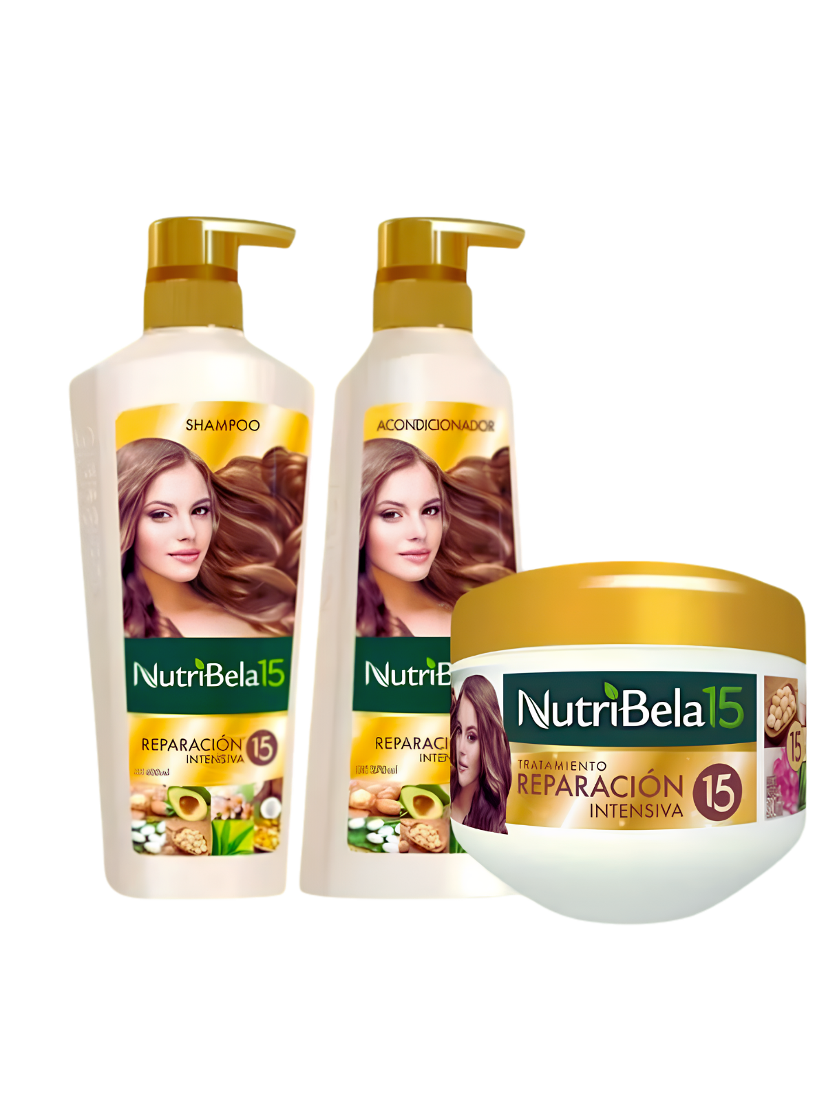 KIT SHAMPO ARGAN X 400 + ACOND + TTO NUTRIBELA