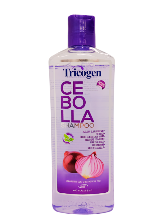 SHAMPO CEBOLLA TRANSPARENTE X 400 ML TRICOGEN BYOS