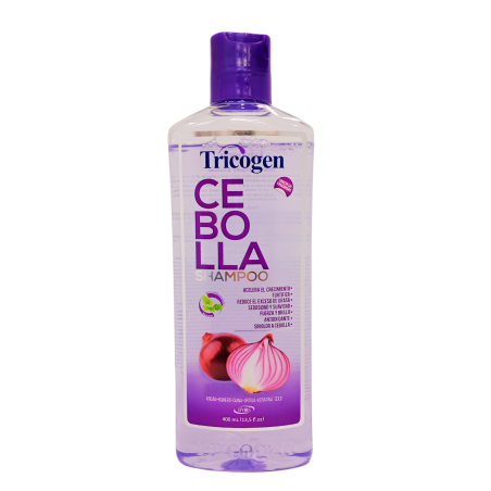 SHAMPO CEBOLLA TRANSPARENTE X 400 ML TRICOGEN BYOS