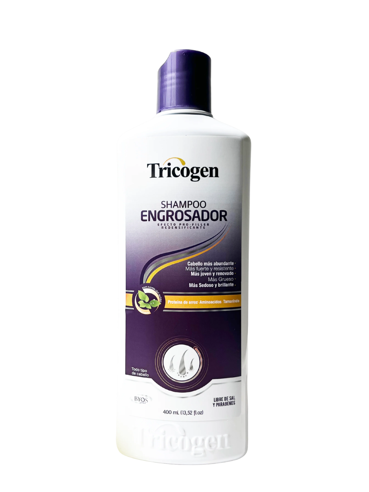 SHAMPO ENGROSADOR X 400 ML TRICOGEN BYOS
