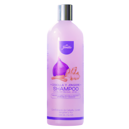 SHAMPO MORADO CEBOLLA CANELA Y JENGIBRE X 500 ML JEMILU