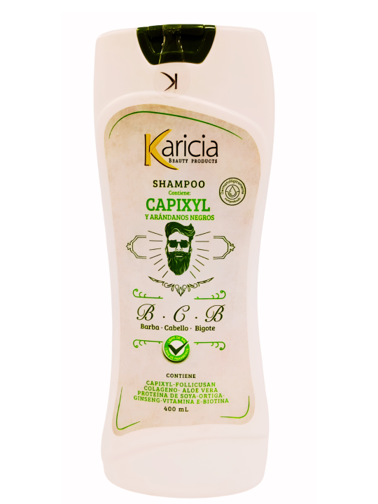 SHAMPO MINOXIDIL HOMBRE X 400 ML KARICIA SURTIMOS