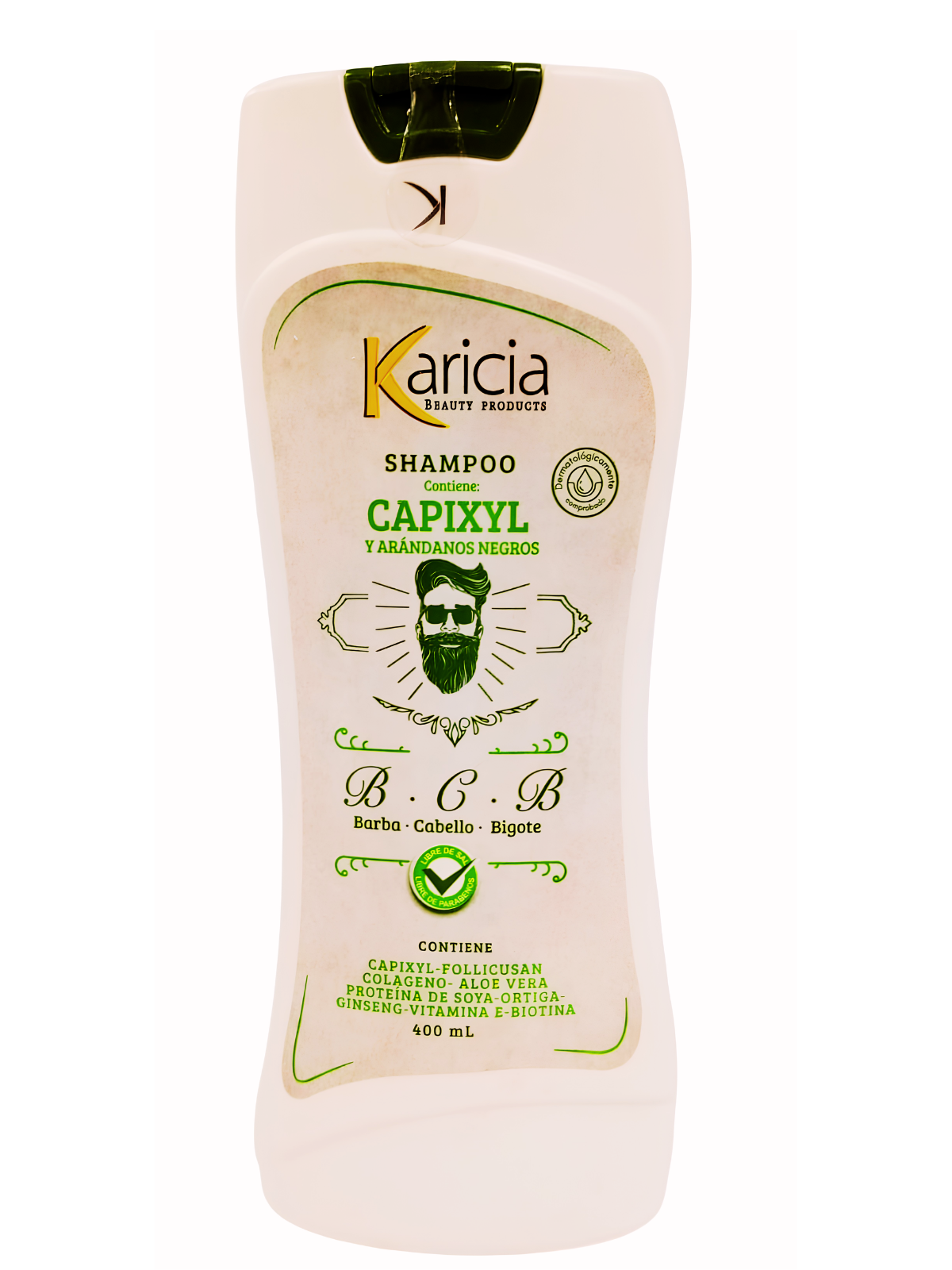 SHAMPO MINOXIDIL HOMBRE X 400 ML KARICIA SURTIMOS