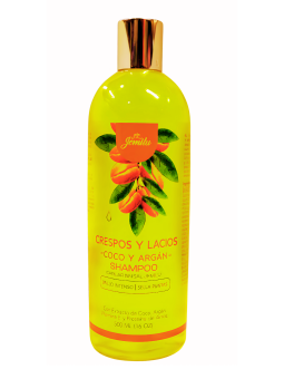 SHAMPO DORADO COCO Y ARGAN HIDRATACION PROFUNDA X 500 ML JEMILU