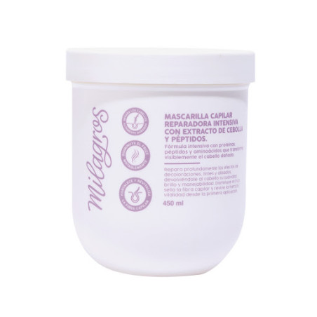 MASK REPARADORA CEBOLLA Y PEPTIDOS X 450 ML MILAGROS 30075