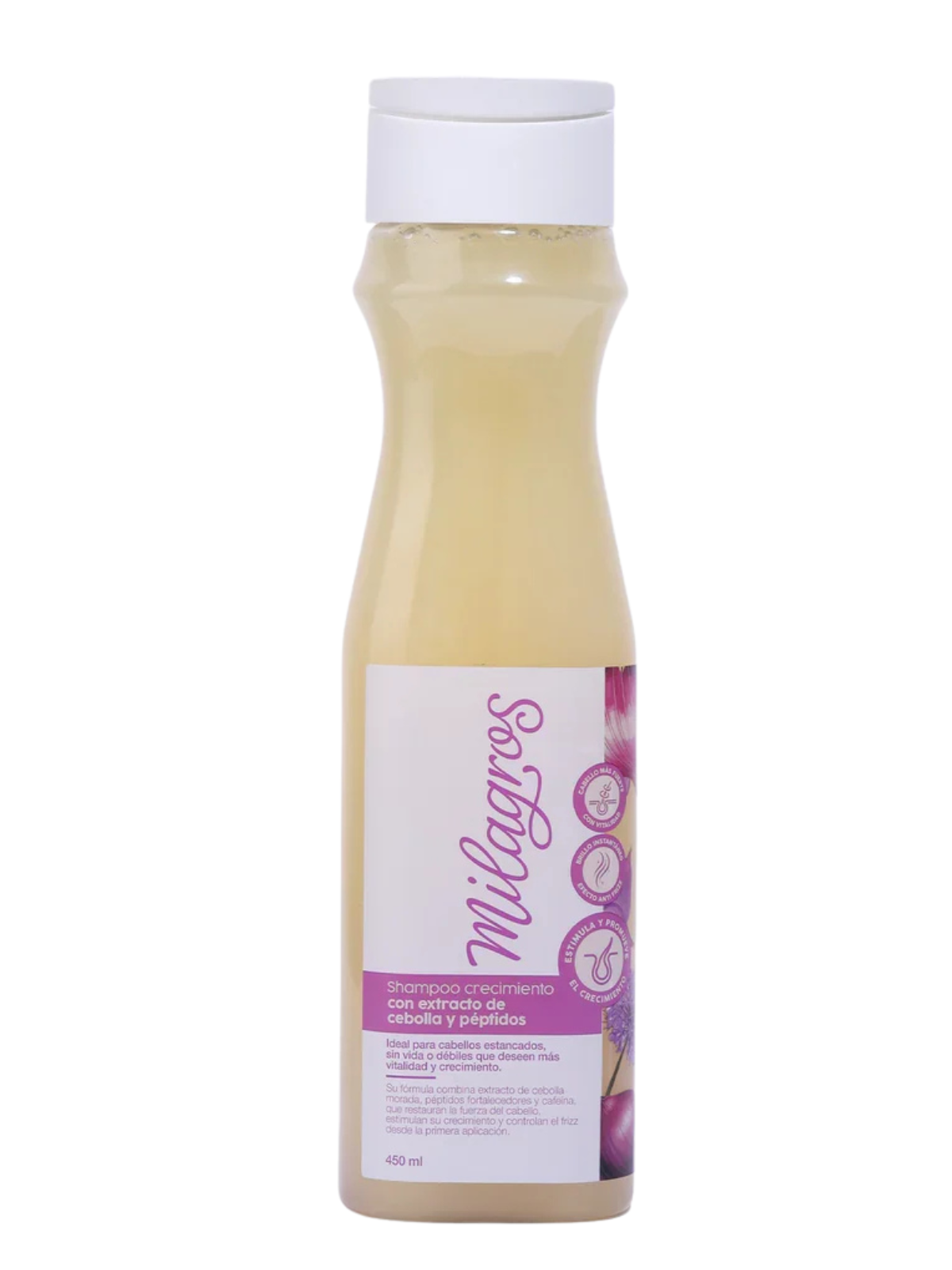 SHAMPO CEBOLLA Y PEPTIDOS X 450 ML MILAGROS