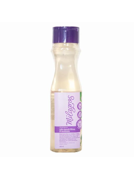SHAMPO ULTRANUTRITIVO PREMIUM X 450 ML MILAGROS 30082