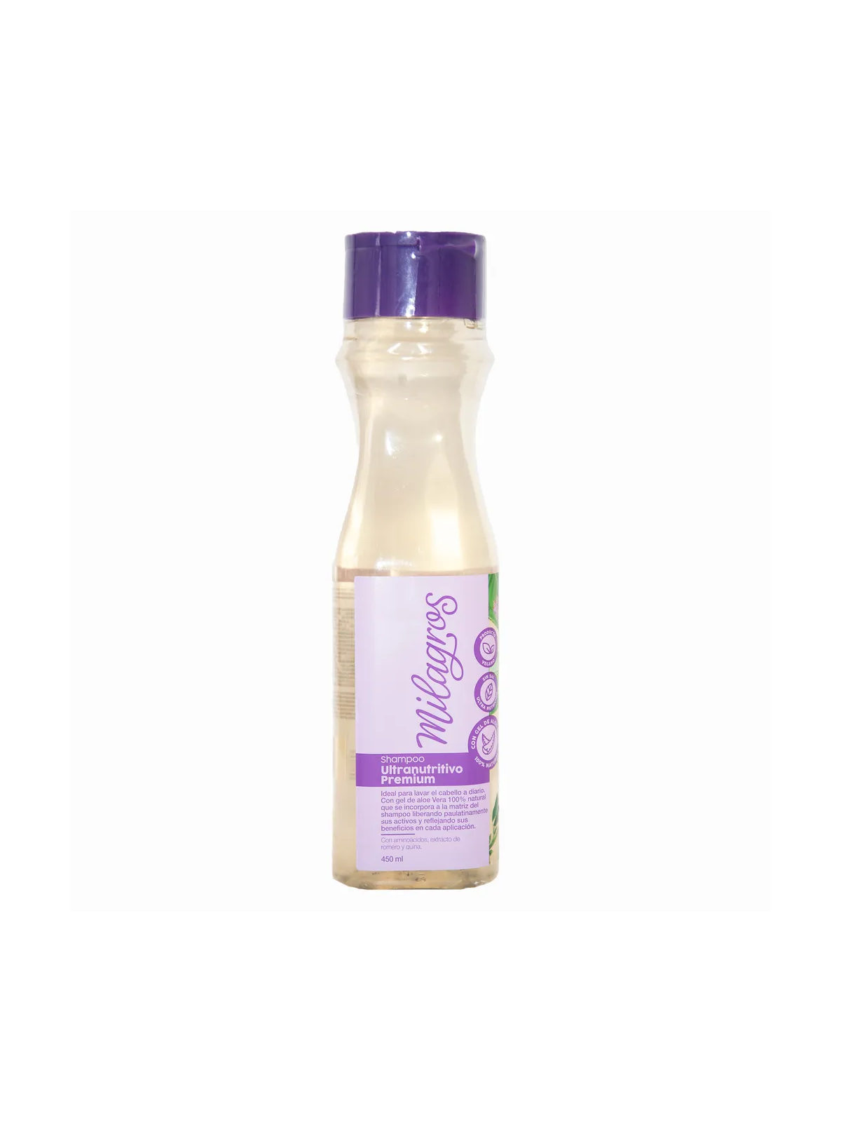 SHAMPO ULTRANUTRITIVO PREMIUM X 450 ML MILAGROS 30082