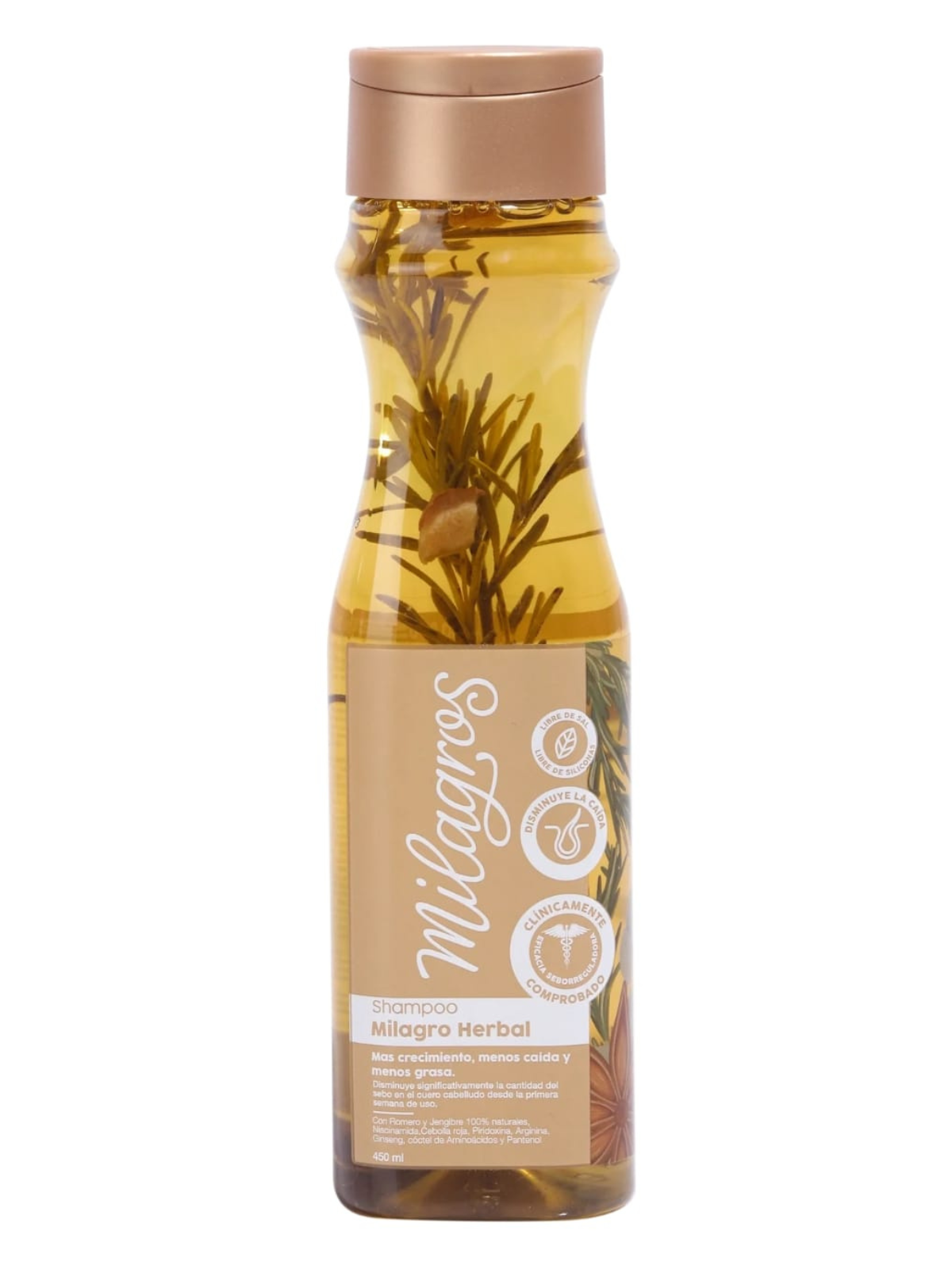 SHAMPO MILAGRO HERBAL X 450 ML MILAGROS 30085