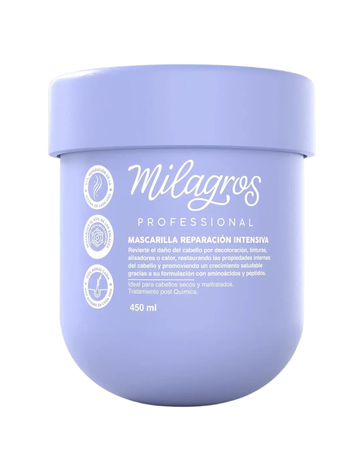 MASK REPARACION INTENSIVA X 450 ML MILAGROS 30101