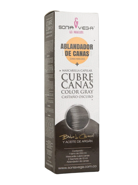 CUBRE CANAS CASTAÑO OSCURO X 250 ML SONIA VEGA