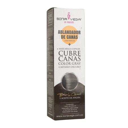 CUBRE CANAS CASTAÑO OSCURO X 250 ML SONIA VEGA