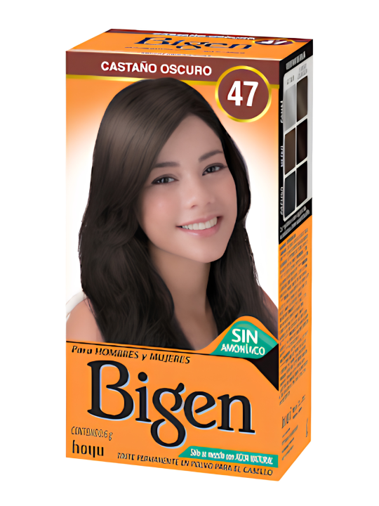 TINTE 47 CASTAÑO OSCURO X 6 GR BIGEN