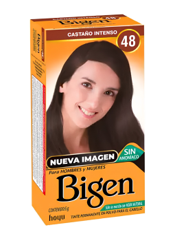 TINTE 48 CASTAÑO CAFE OSCURO X 6 GR BIGEN