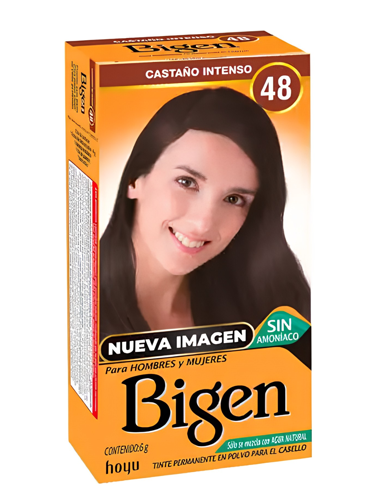 TINTE 48 CASTAÑO CAFE OSCURO X 6 GR BIGEN
