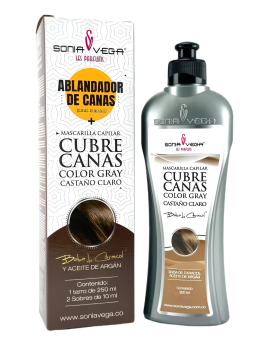 CUBRE CANAS CASTAÑO CLARO X 250 ML SONIA VEGA