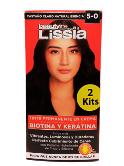 TINTE X 2 TUBOS 5.0 LISSIA