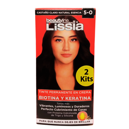 TINTE X 2 TUBOS 5.0 LISSIA