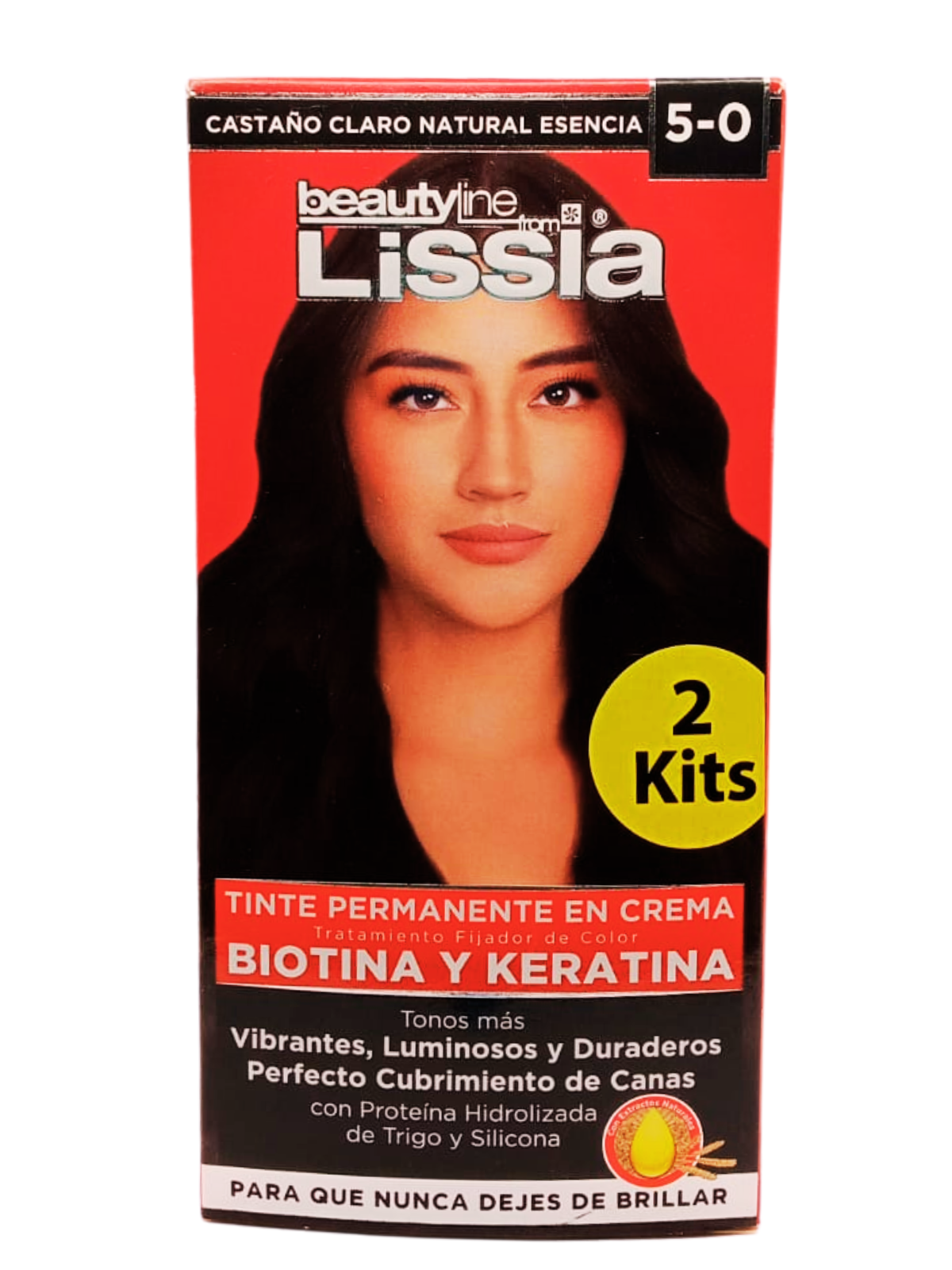 TINTE X 2 TUBOS 5.0 LISSIA