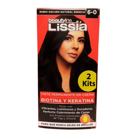 TINTE X 2 TUBOS 6.0 LISSIA