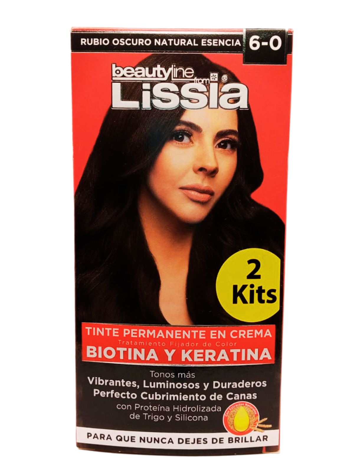 TINTE X 2 TUBOS 6.0 LISSIA