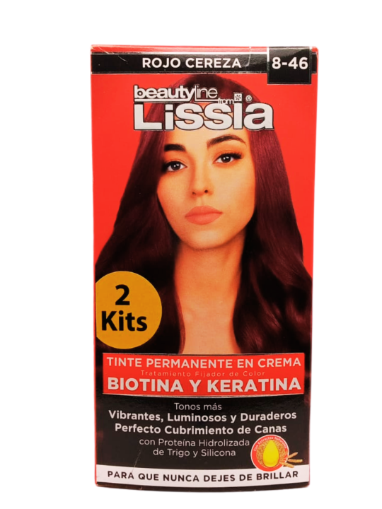 TINTE X 2 TUBOS 8.46 LISSIA