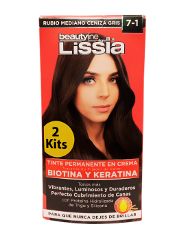 TINTE X 2 TUBOS 7.1 LISSIA