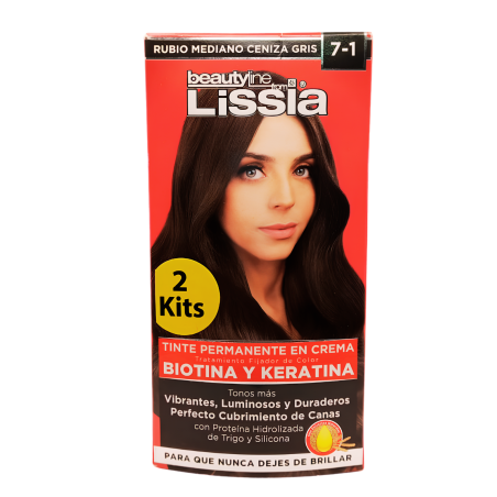 TINTE X 2 TUBOS 7.1 LISSIA