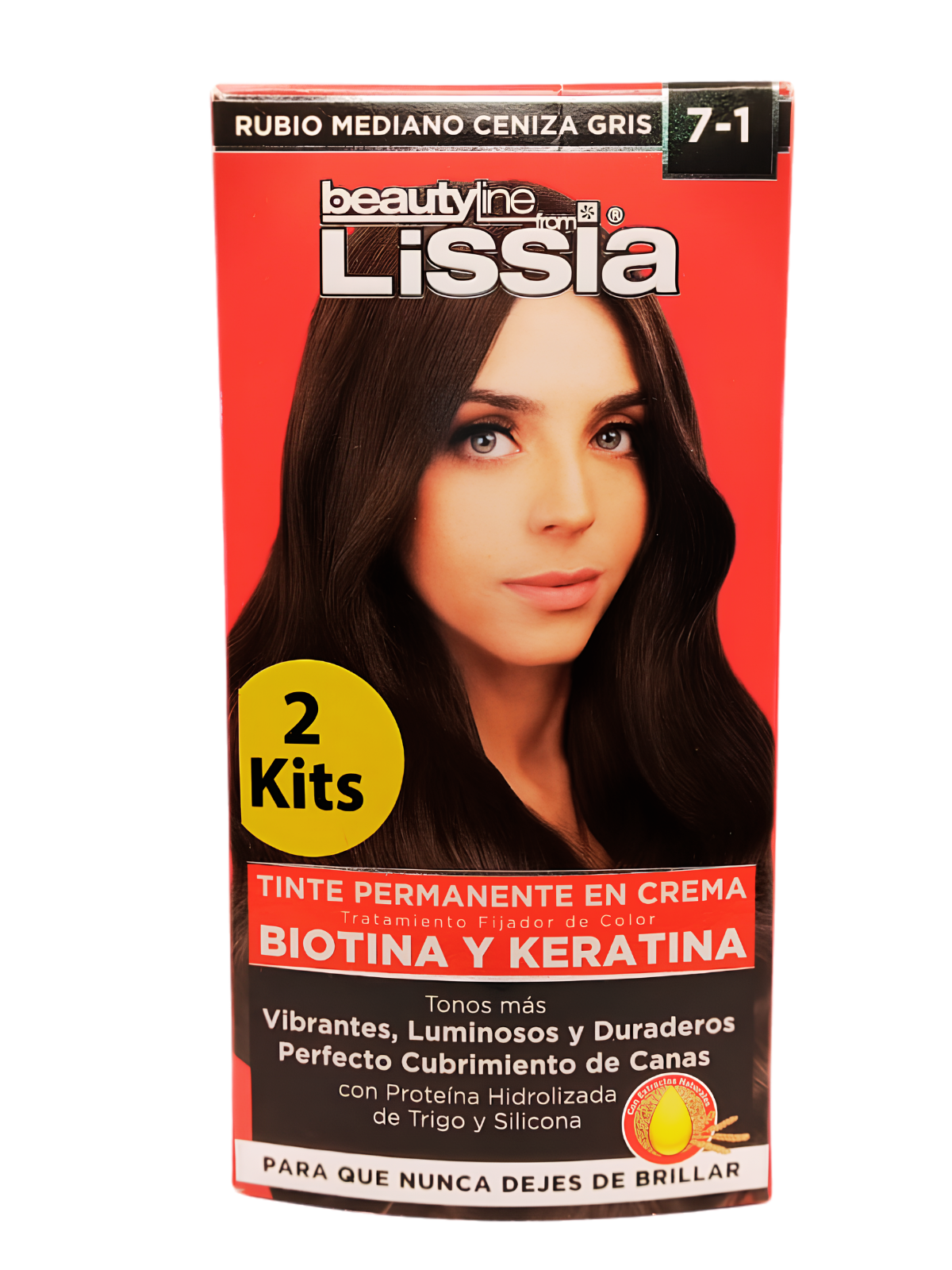 TINTE X 2 TUBOS 7.1 LISSIA