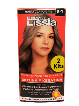TINTE X 2 TUBOS 8.1 LISSIA