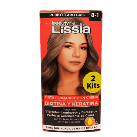 TINTE X 2 TUBOS 8.1 LISSIA
