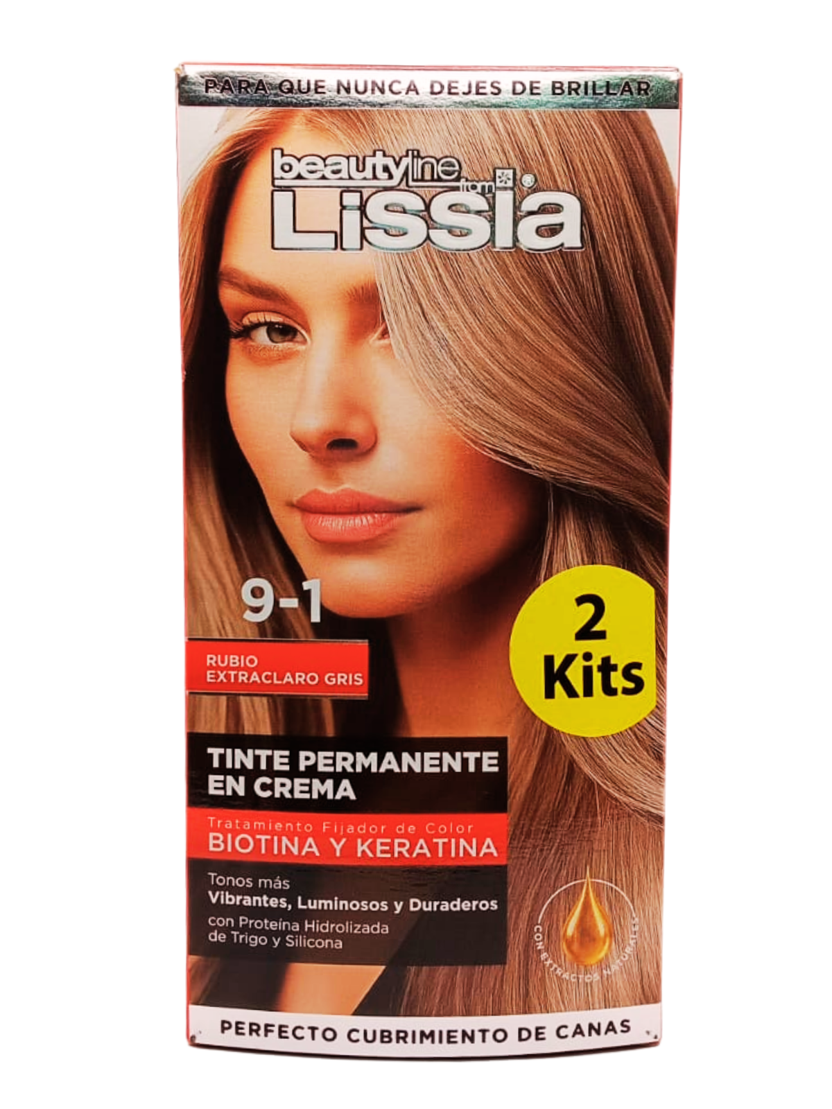 TINTE X 2 TUBOS 9.1 LISSIA