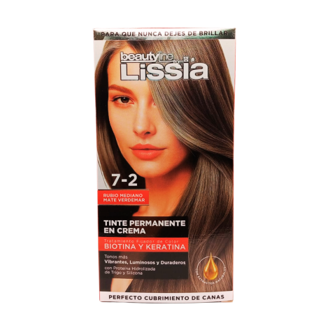 TINTE X 2 TUBOS 7.2 LISSIA