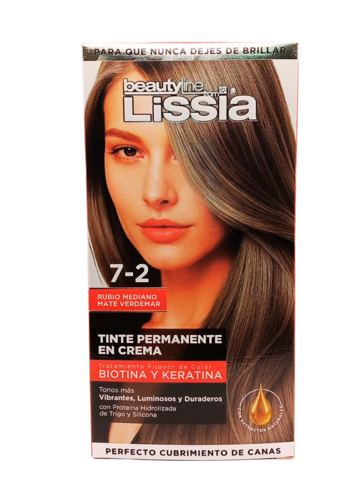 TINTE X 2 TUBOS 7.2 LISSIA