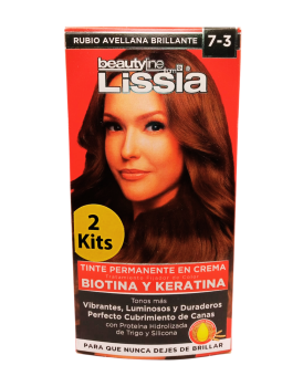 TINTE X 2 TUBOS 7.3 LISSIA