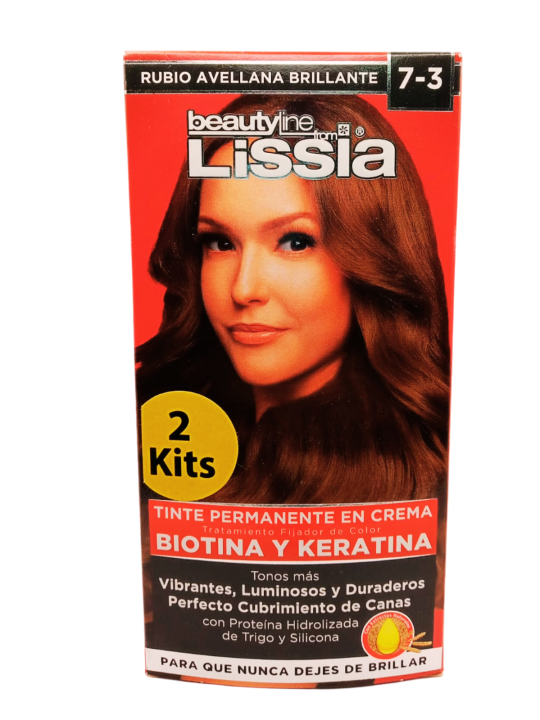 TINTE X 2 TUBOS 7.3 LISSIA